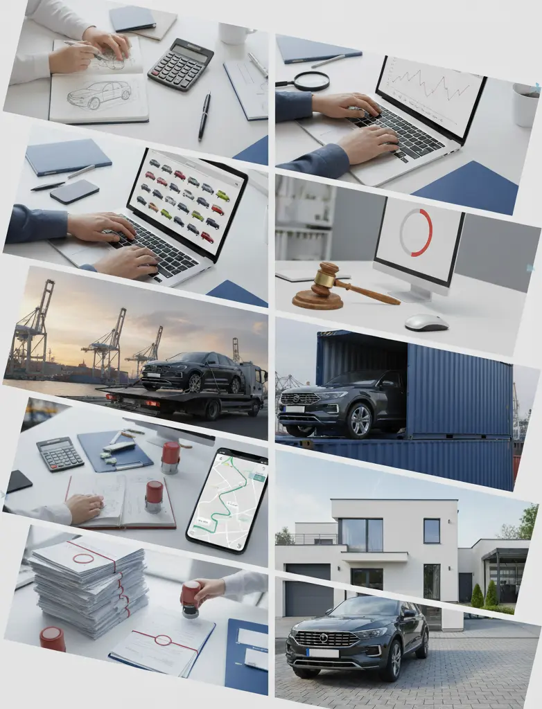 Transport samochodów z USA do Polski w kontenerze - bezpieczny import